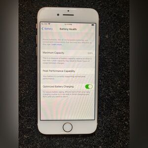 Apple iPhone 8 64 gig with White Display and Gold Edges